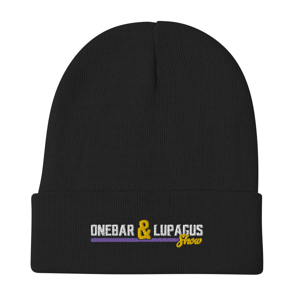 Onebar & Lupagus Embroidered Beanie